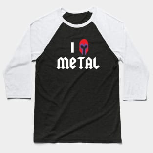 I HEART METAL Baseball T-Shirt